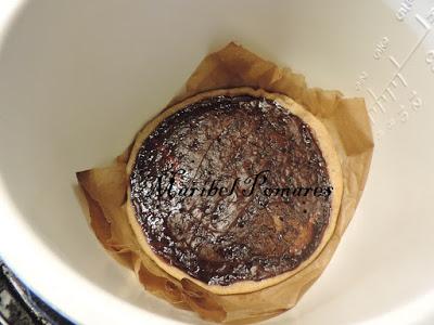 Pizza integral de nutella.