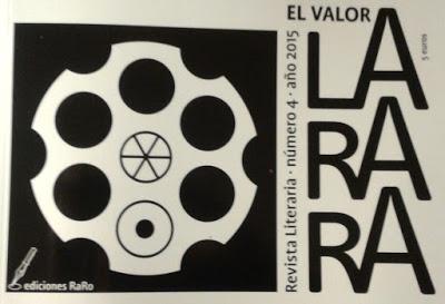 Revista Literaria La RaRa, nº 4, año 2015: El valor: 1 poema de Lara Moreno: