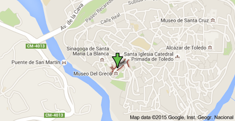 Map of Calle San Juan de Dios, 45002 Toledo