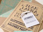 Invitaciones boda: Invitación boda kraft otra dorado