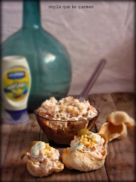 ENSALADILLA CON UN TOQUE DE WASABI ENSALADILLA CON UN TOQUE DE WASABI