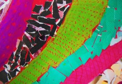 Collage y esgrafiado