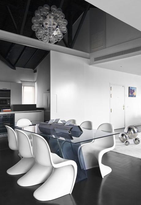 A-cero Projects A-cero decora un ático en el Madrid de los Austrias