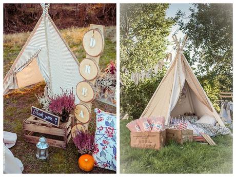 ¡Pon un tipi en tu boda y disfruta como un indio!