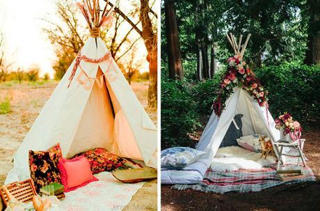 ¡Pon un tipi en tu boda y disfruta como un indio!