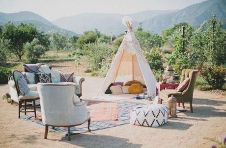 ¡Pon un tipi en tu boda y disfruta como un indio!