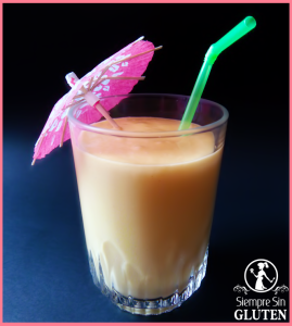 Batido tropical (Sin Gluten, Sin Lácteos, Sin Huevo, Vegano)