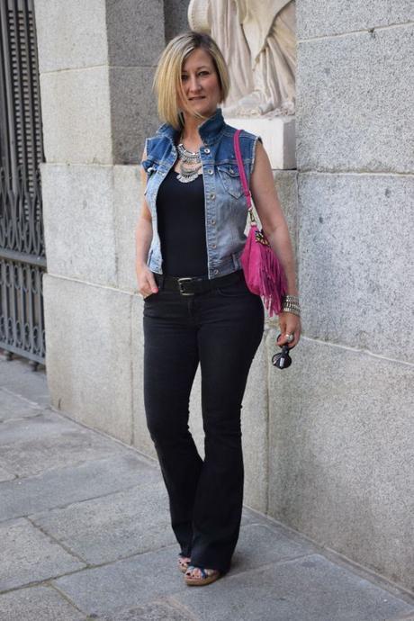 total black and denim