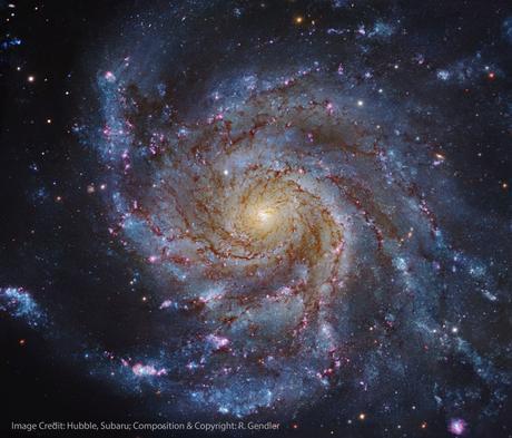 M101: la galaxia del Molinete