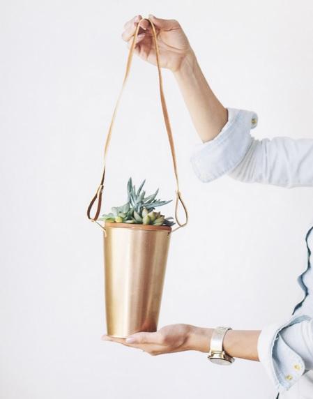 #SMALL&LOWCOST: DIY - MACETERO Y COLGADOR EN COLOR COBRE