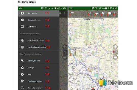 BackCountry Navigator-mapas