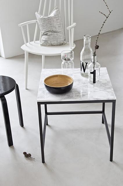 MODA PARA EL HOGAR: MARMOL BLANCO