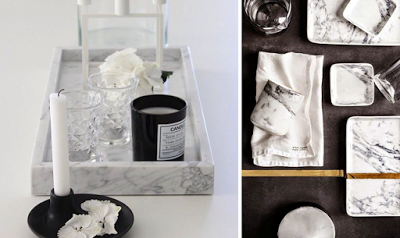 MODA PARA EL HOGAR: MARMOL BLANCO
