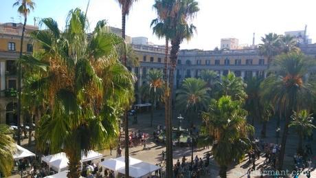 lugares con encanto plaza real plaça reial Barcelona gaudí 