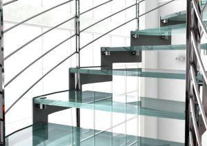 Barandas y escaleras de cristal: Más espacio y luz con el doble de diseño