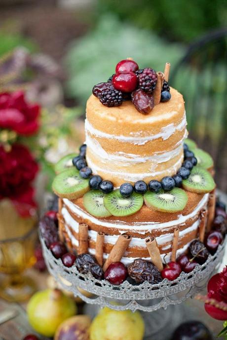 Naked Cakes o Pasteles Desnudos