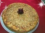 Tarta queso manzana canela