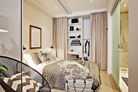 Un estudio de estilo contemporáneo: Mucho diseño y buenas ideas para separar ambientes.