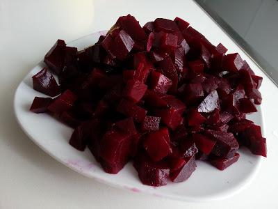 CREMA FRÍA  DE  REMOLACHA Y MANZANA