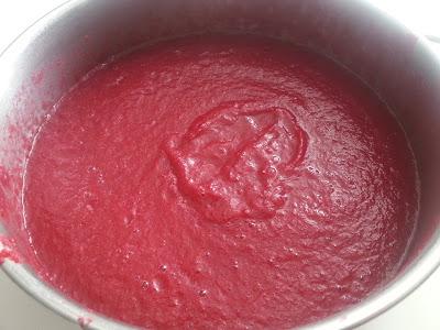 CREMA FRÍA  DE  REMOLACHA Y MANZANA