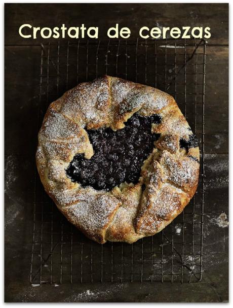 Crostata de cerezas, tarta italiana para desayunar en verano