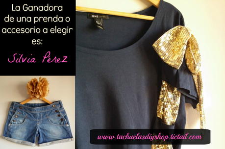 RESULTADO CONCURSO: Gana una prenda sostenible con Tachuelasdiyshop