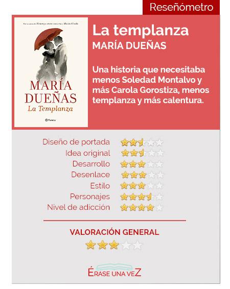 Reseñómetro de La templanza, de María Dueñas