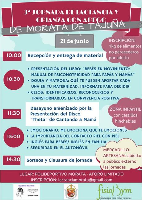 Próximo concierto en la III Jornada de Lactancia de Morata de Tajuña