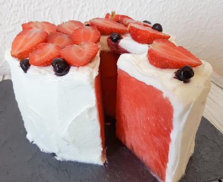 Tarta de sandia