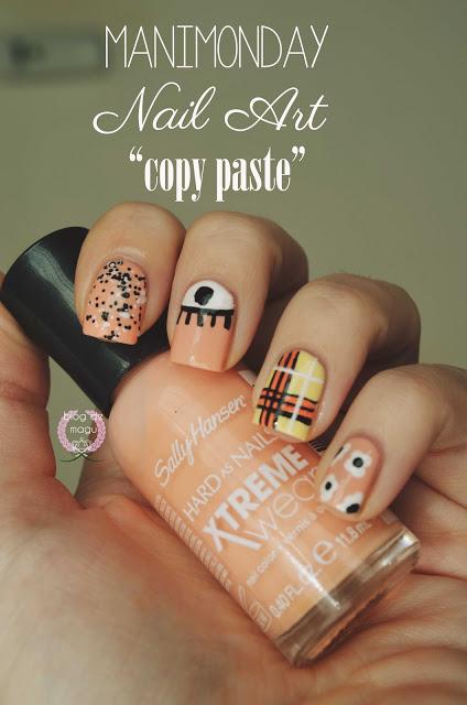 ♔ Manimonday - Copy Paste Copy Paste / Nail Art ❀