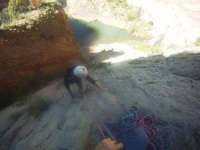 Escalada en Sopeira, Vía Xin-Xan (200mt V+)