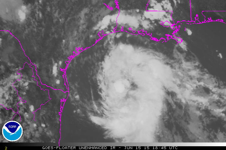 Zona de baja presión en el centro del Golfo de México podría evolucionar a un ciclón tropical