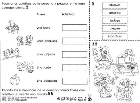 La frase y el adjetivo redacción