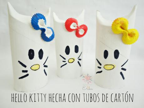 Hello Kitty con  reciclaje creativo  / Hello Kitty Craft