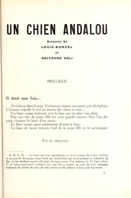 Guión: Un Perro Andaluz*