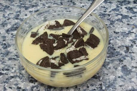 Natillas de oreo