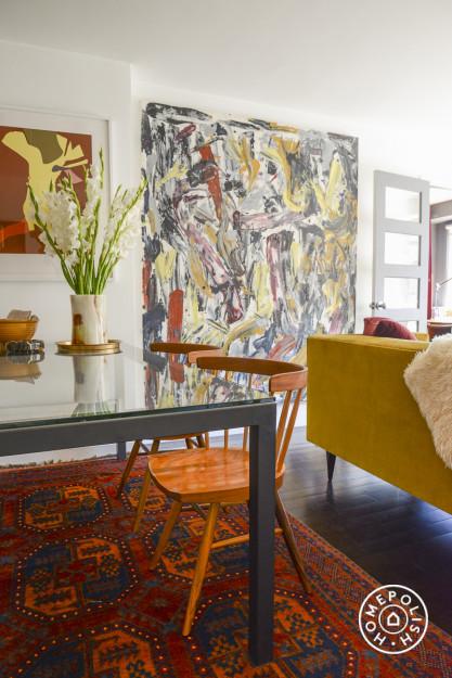 Un apartamento masculino, sofisticado y con toques madmen