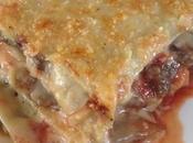 Lasaña setas trigueros bechamel soja