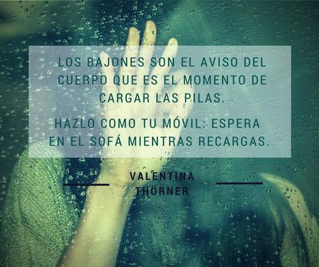 Los bajones son el aviso del cuerpo de que es momento de recargar las pilas