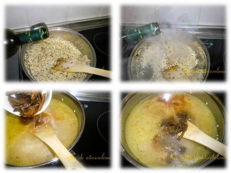 Risotto de boletus y trufa
