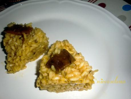 Risotto de boletus y trufa