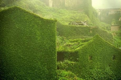 pueblo abandonado en China