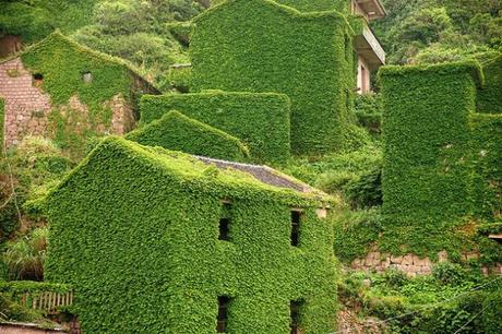 pueblo abandonado en China