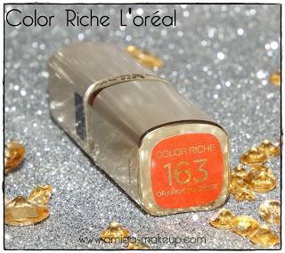 30º Aniversario Barra de labios Color Riche L'ORÉAL, hoy Rojo/Naranja.