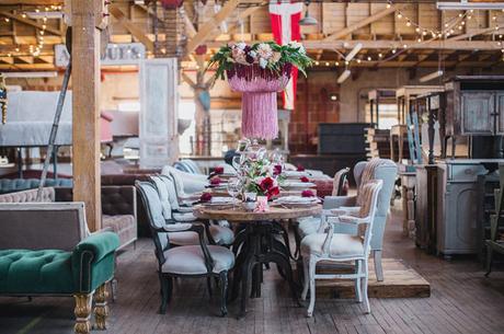 Una boda Vintage decorada con macramé