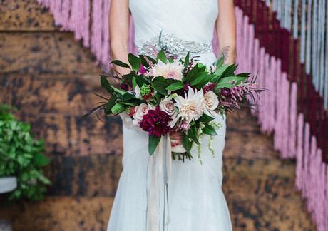 Una boda Vintage decorada con macramé