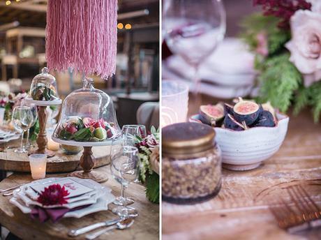 Una boda Vintage decorada con macramé