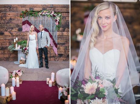 Una boda Vintage decorada con macramé