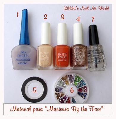 By The Face Make Up (Manicura y dos productos de maquillaje)