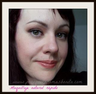 Maquillaje rápido natural Maquillaje rápido natural